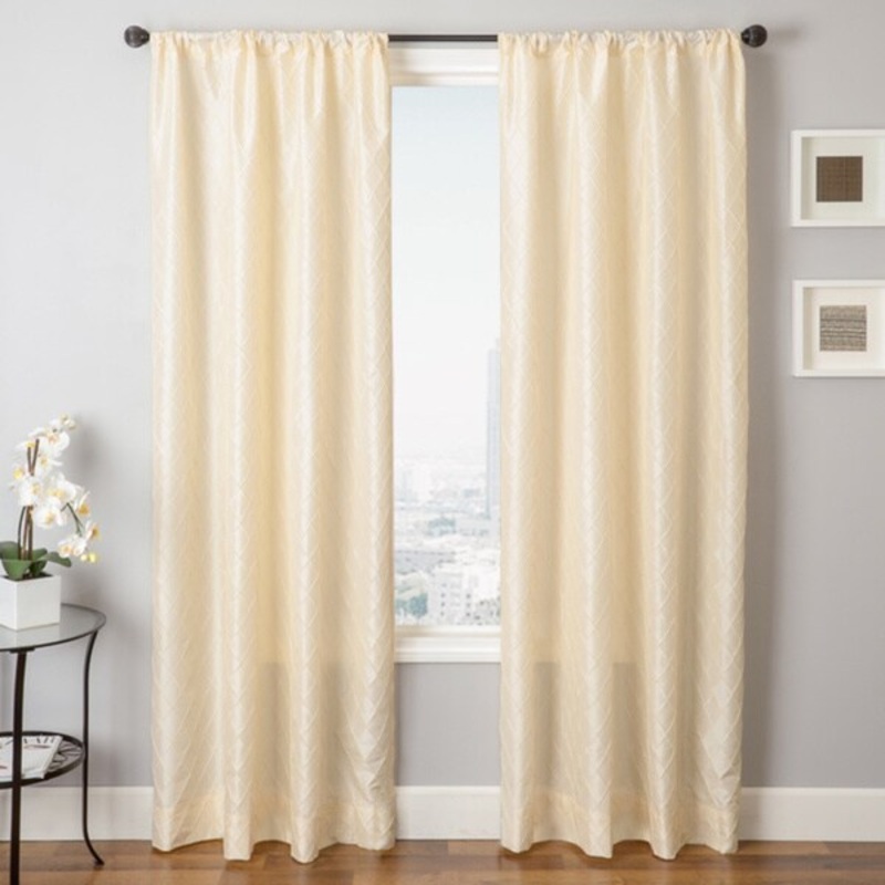 Softline Abadan Pintuck Rod Pocket Curtain Panel