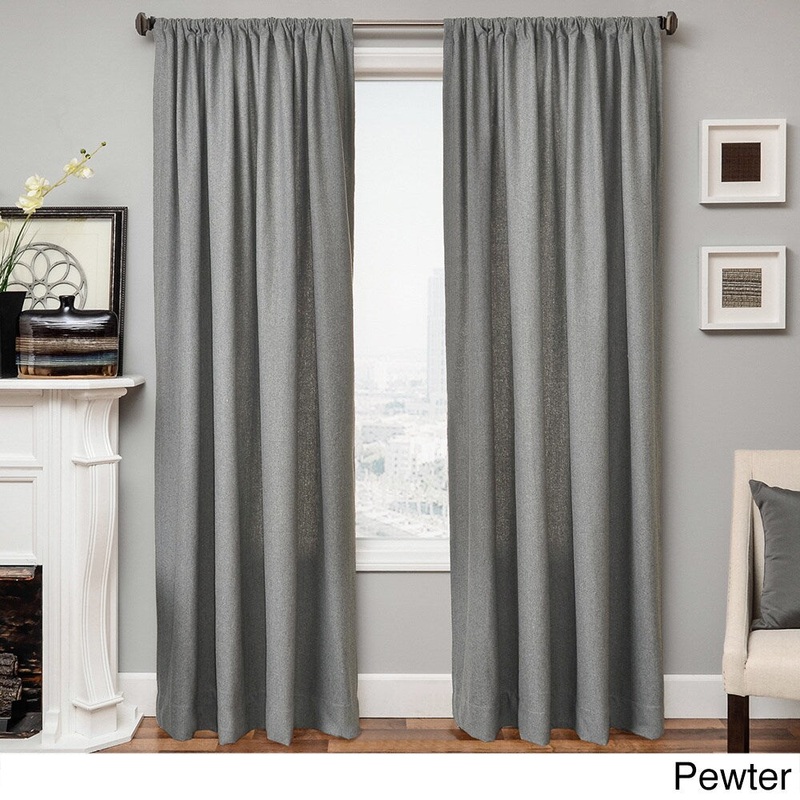 Softline Don 96-inch Rod Pocket Curtain Panel - 55 x 96