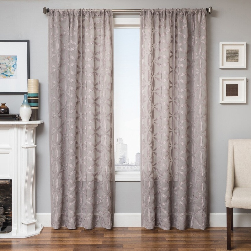 Softline Sander Sheer Rod Pocket Curtain Panel