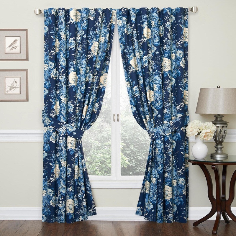 Waverly Ballad Bouquet Window Panel