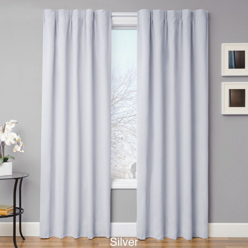 Softline Simple Drape Blackout Curtain Panel Pair