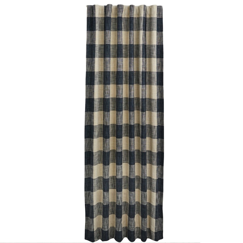 Split P Chesney Hidden Tab Panel - 50'' x 96" - Charcoal - 50" x 96"