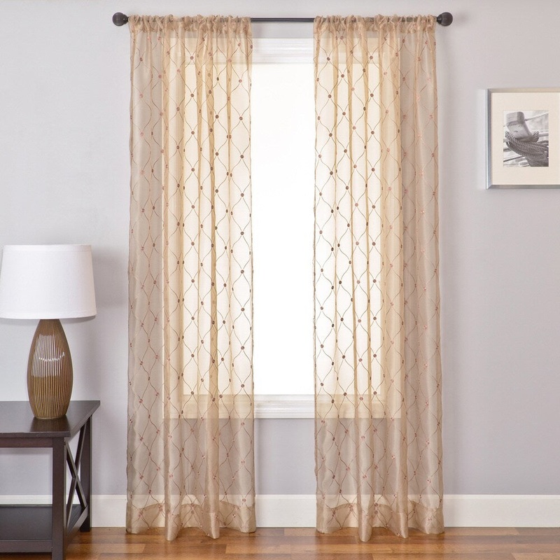 Softline Silhouette Sheer Curtain Panel