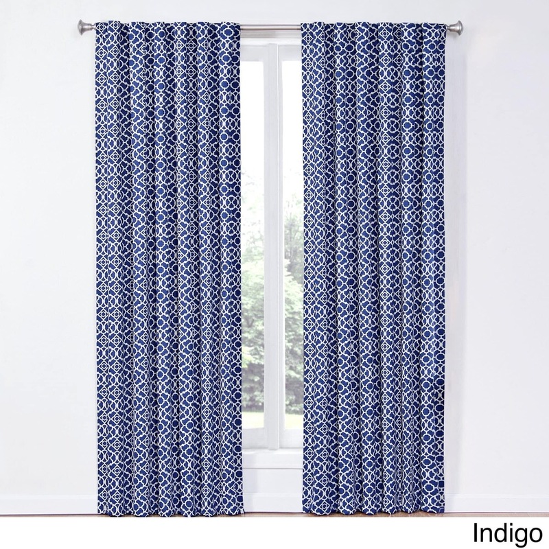 Waverly Lovely Lattice Rod-Pocket Curtain Panel with Tieback