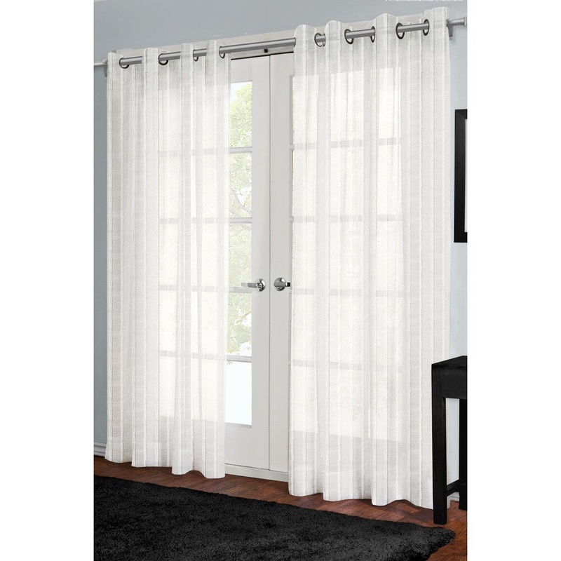 ATI Home Melissa Grommet Top Curtain Panel Pair