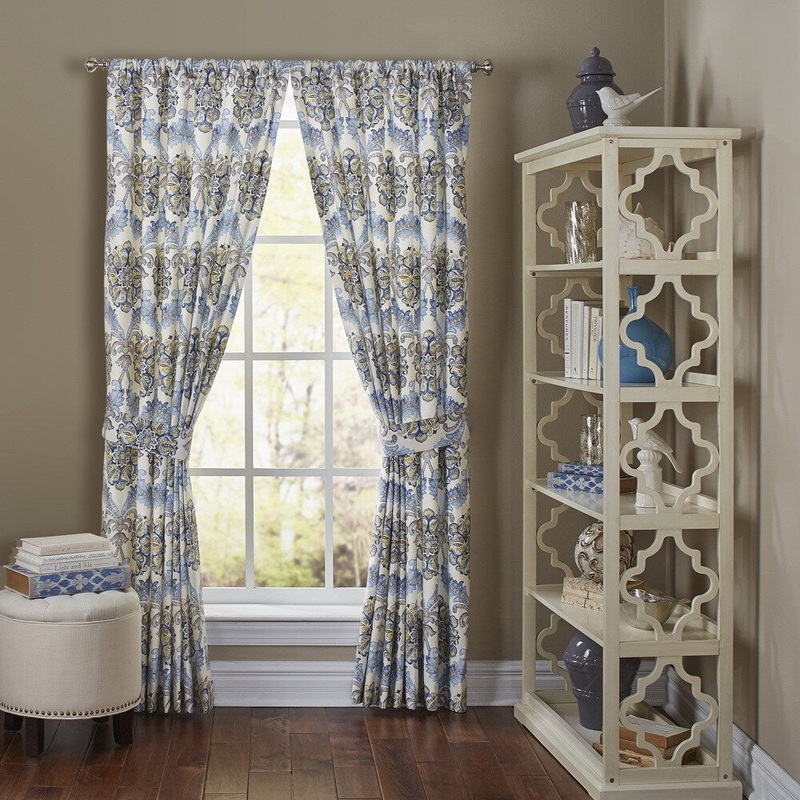 Waverly 'Over the Moon' Cotton Curtain Panel Pair