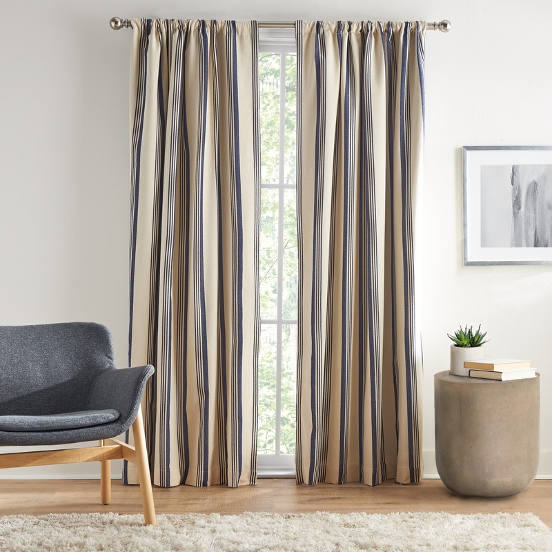 Tommy Hilfiger Bold Stripe Curtain Panel Pair