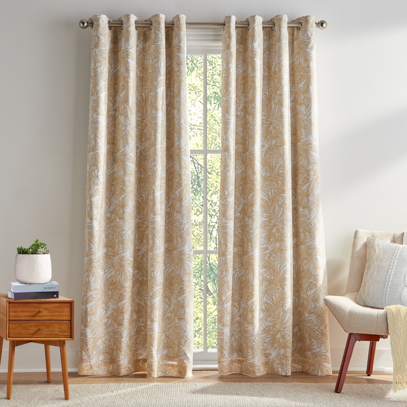 Tommy Hilfiger Tropical Floral Curtain Panel Pair