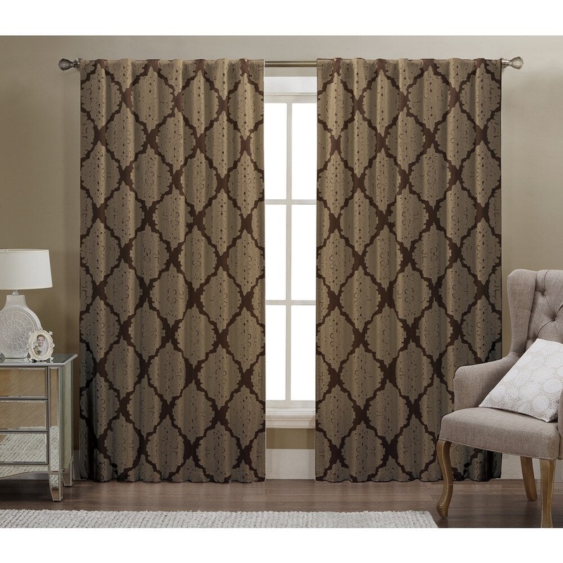 Artistic Linen Verona Rod-pocket Back-tab Window Curtain Panel Pair
