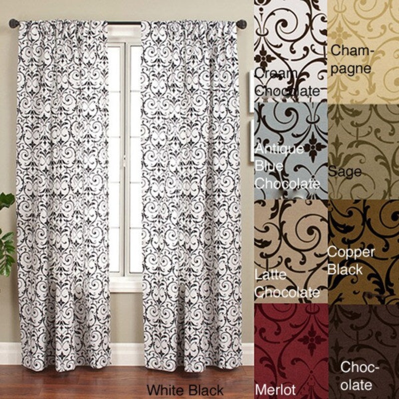 Softline Seville Rod Pocket 84-inch Curtain Panel - 55 x 84