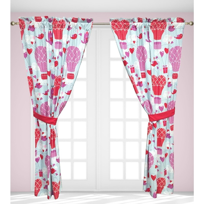 Up & Up Hot Air Balloons 4-piece Window Curtain Panel Pair Set