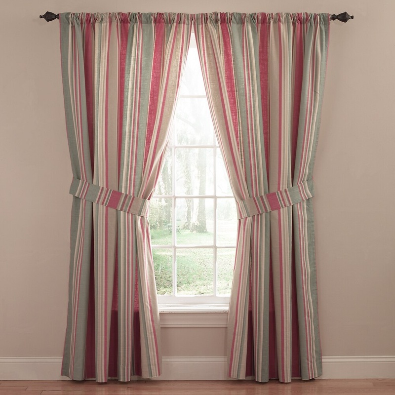 Waverly Spring Bling Curtain Panel (Set of 2)