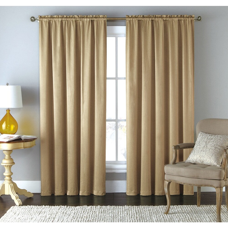 Artistic Linen 'Lydia' Solid-colored Rod Pocket Window Curtain Panel