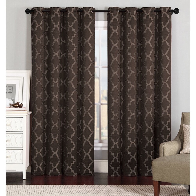 Artistic Linen Sienna 84-inch Grommet-top Window Curtain Panel