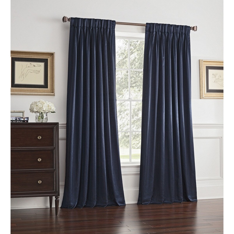 Ashton Pinch Pleat Room Darkening Window Curtain Panel