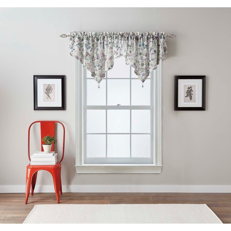 Botanical Garden Window Curtain Panel and Valance Collection