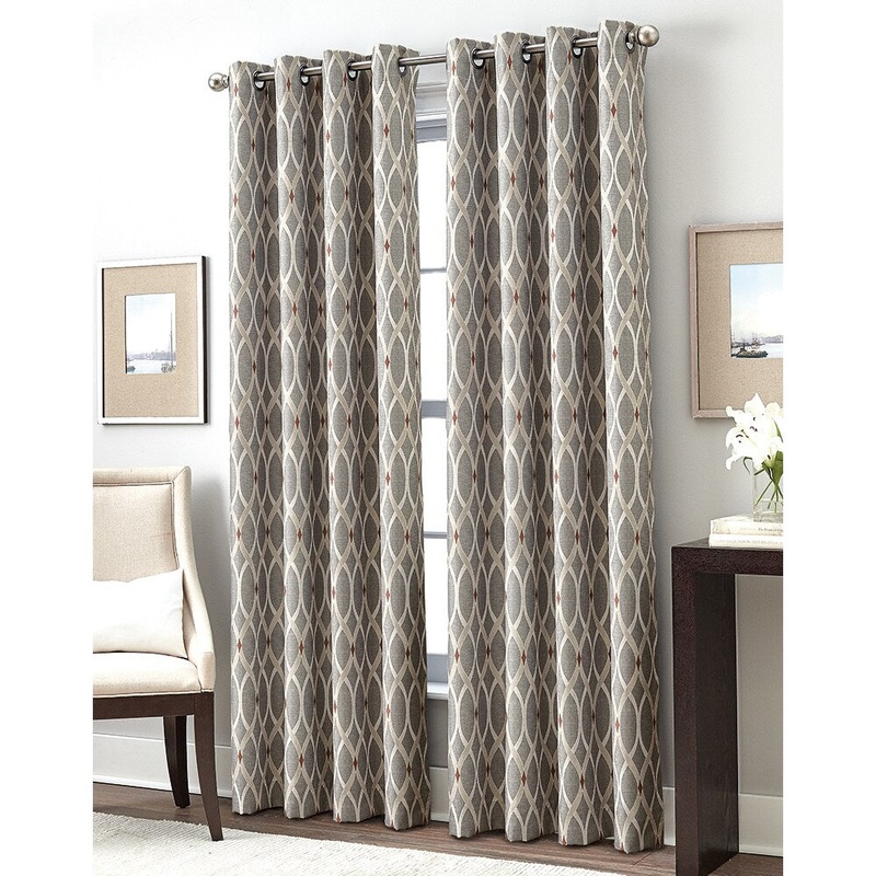 Trellis Gateway Room Darkening Grommet Curtain Panel