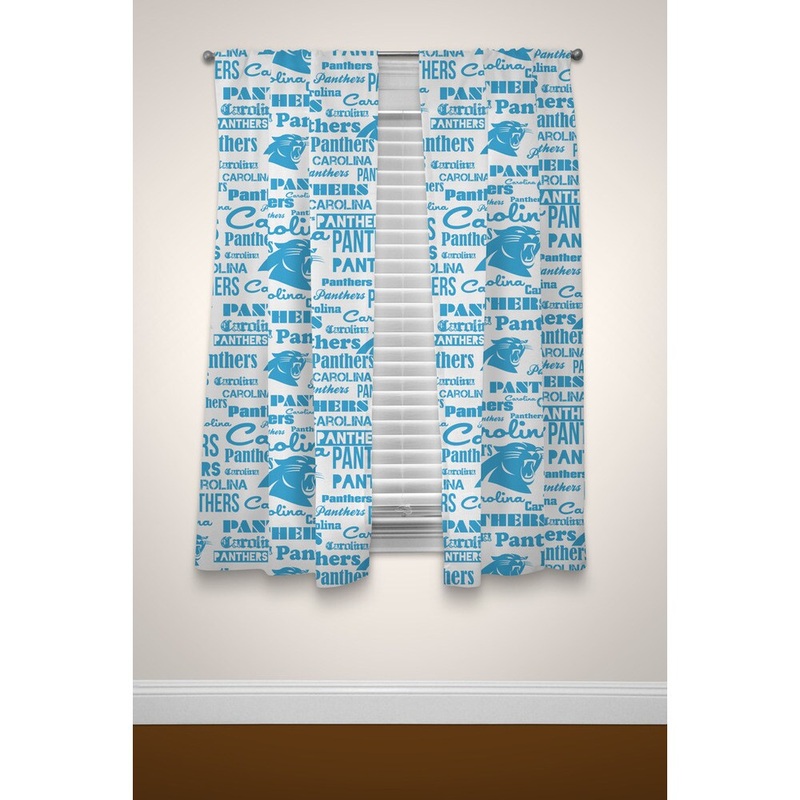 The Northwest Company NFL Panthers Curtain Panel Pair