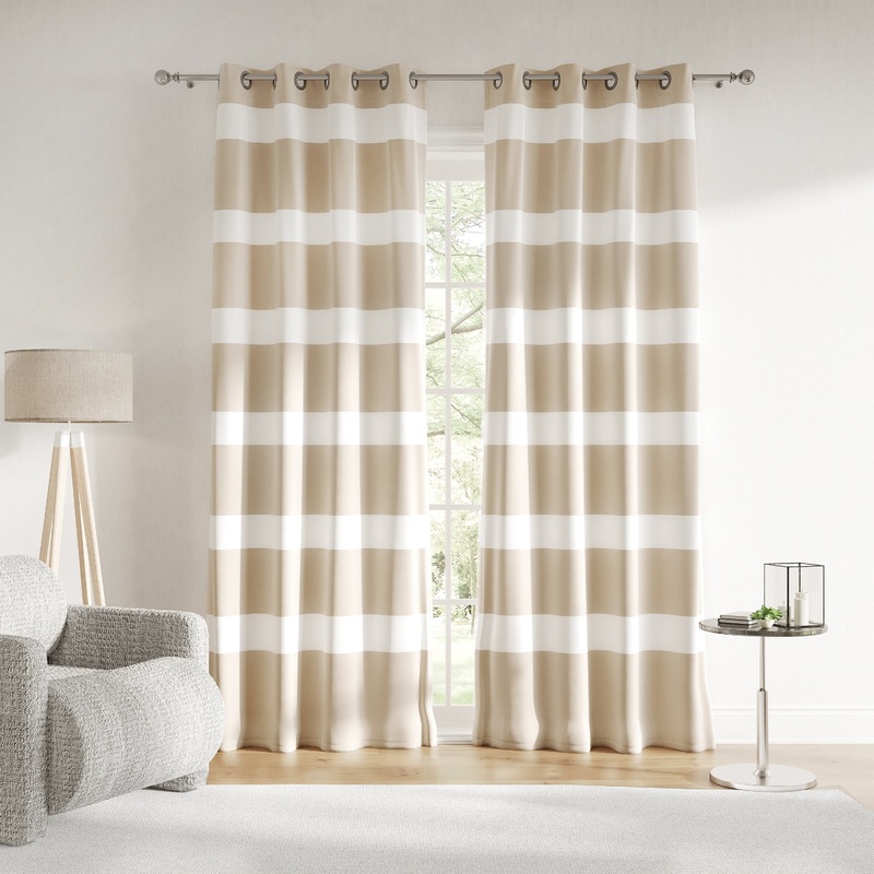 Tommy Hilfiger Brenton Stripe Curtain Panel Pair