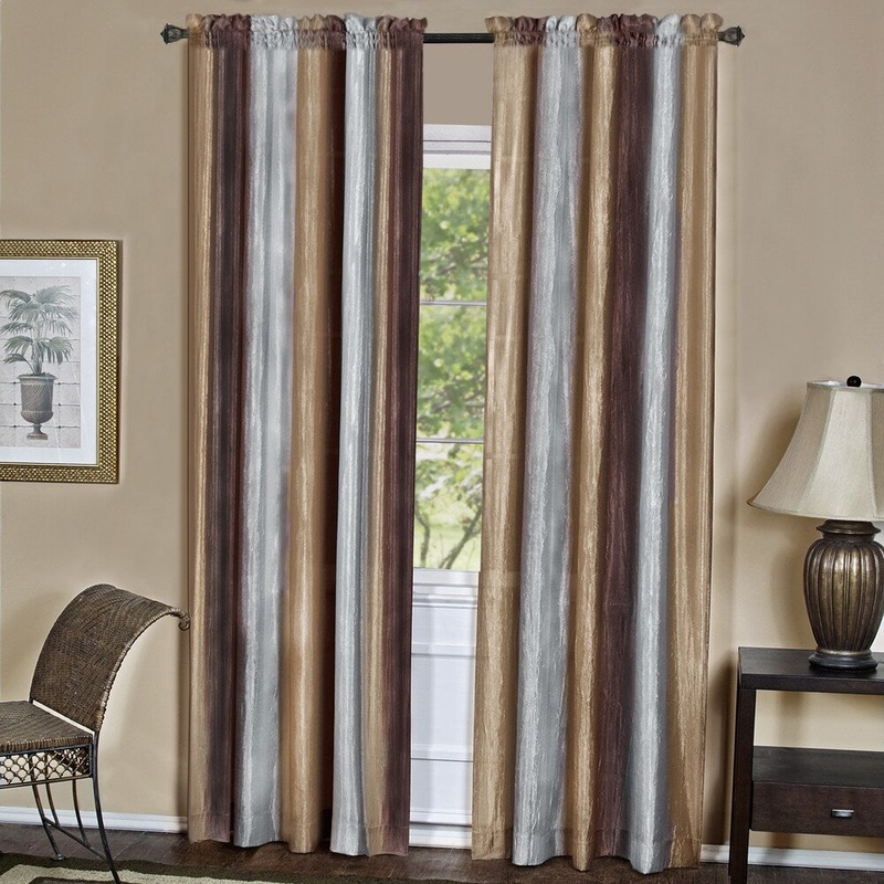 Achim Ombre Single Curtain Panel - 50x63