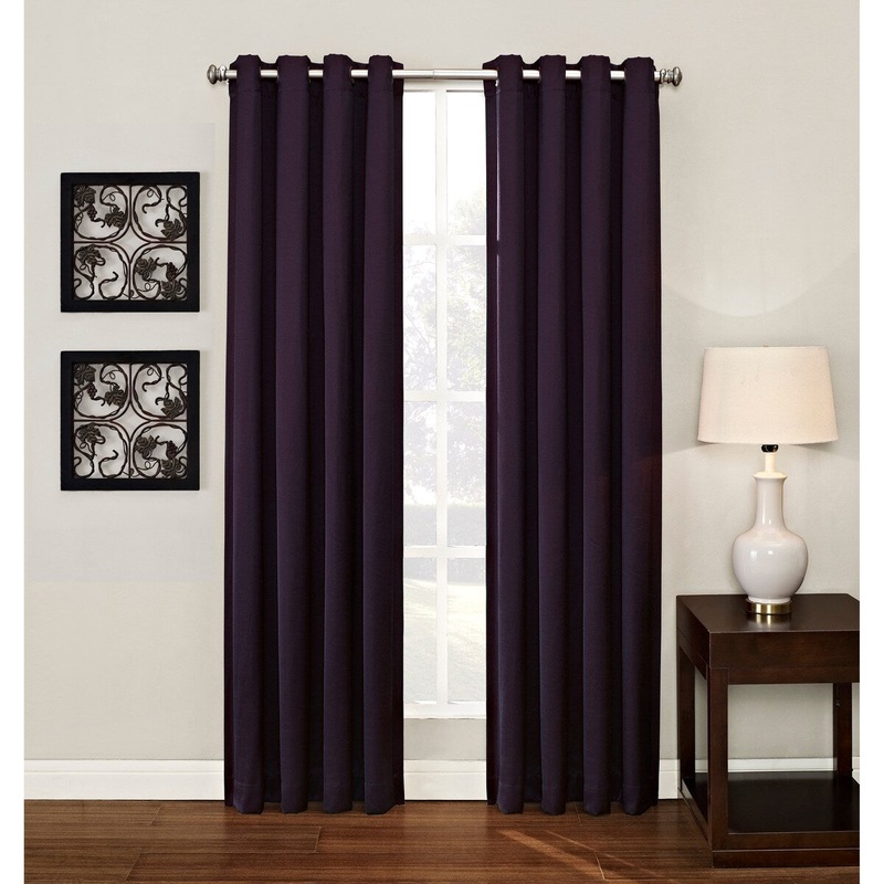 Ashton Grommet Top Room Darkening Single Window Curtain Panel