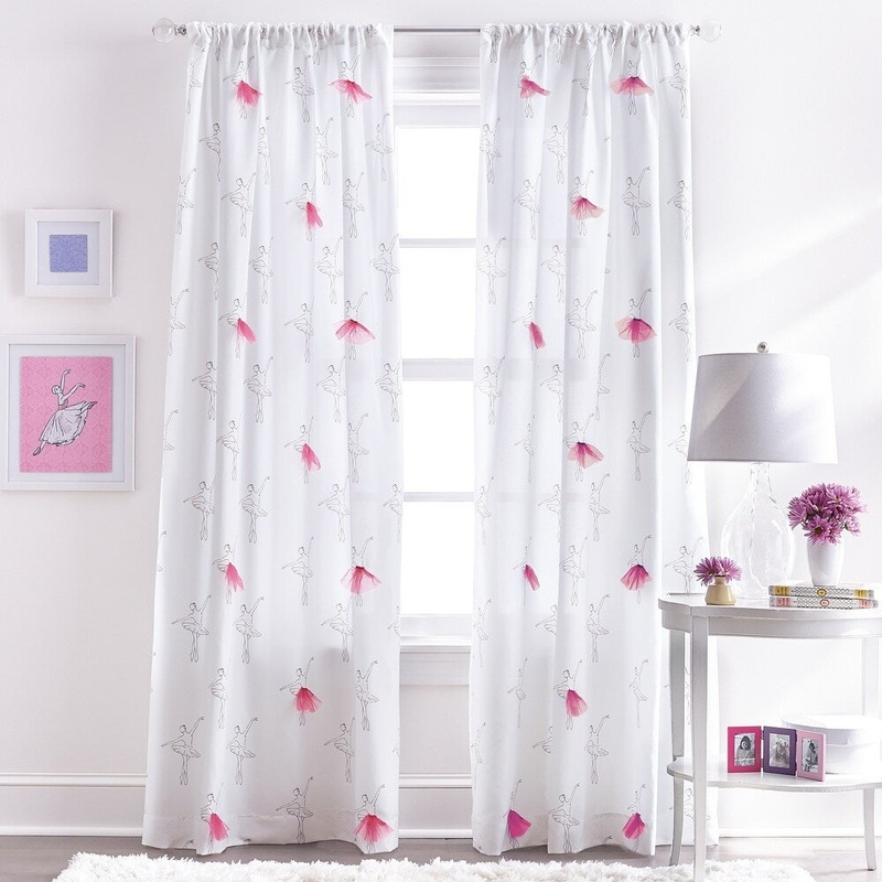 Ballerina Tulle Single Curtain Panel