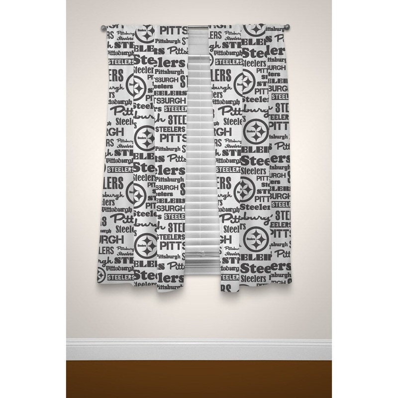 The Northwest Company NFL Steelers Curtain Panel Pair
