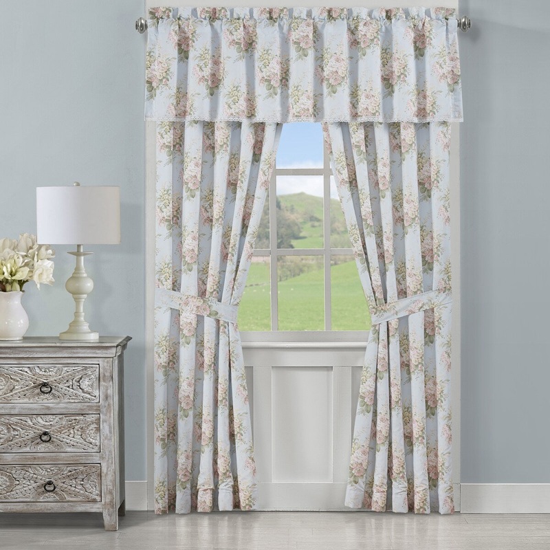 The Gray Barn Zeferjahn 84-inch Vintage Floral Window Panel Pair