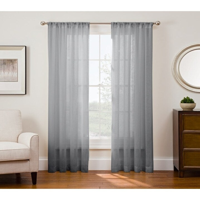 Sharper Image Sonoma Sheer Curtain Panel