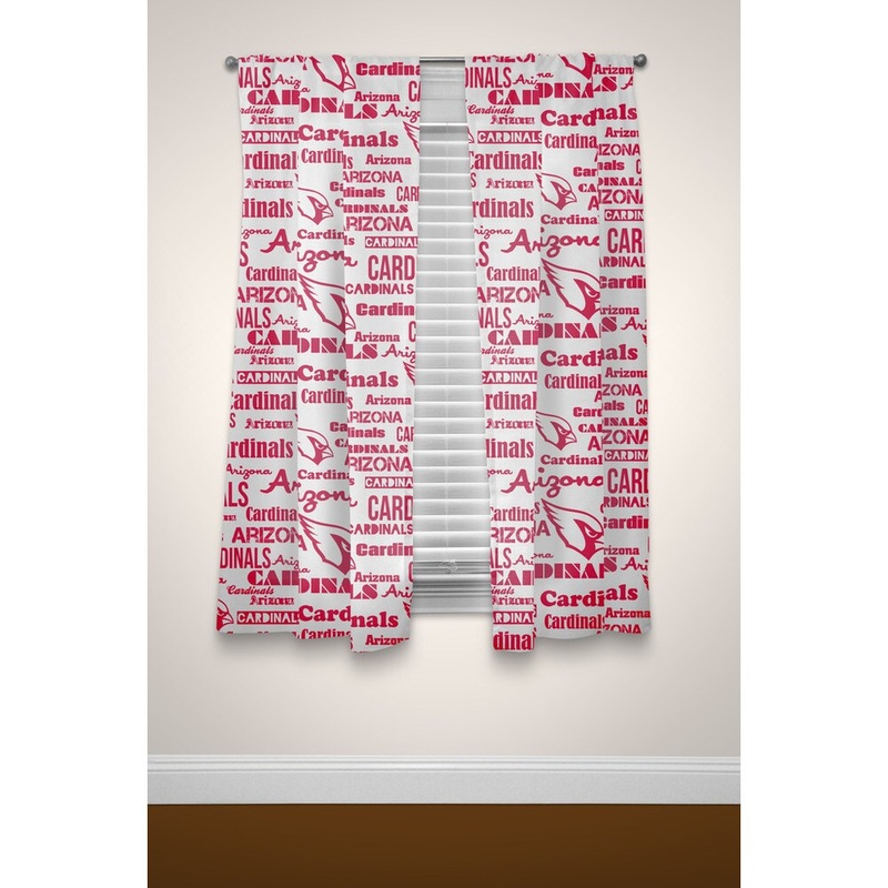 The Northwest Company NFL Cardinals Curtain Panel Pair