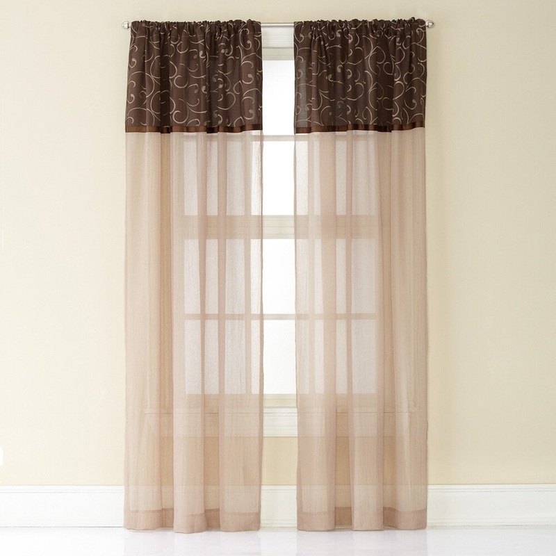 Westgate Poletop Sheer Single Curtain Panel