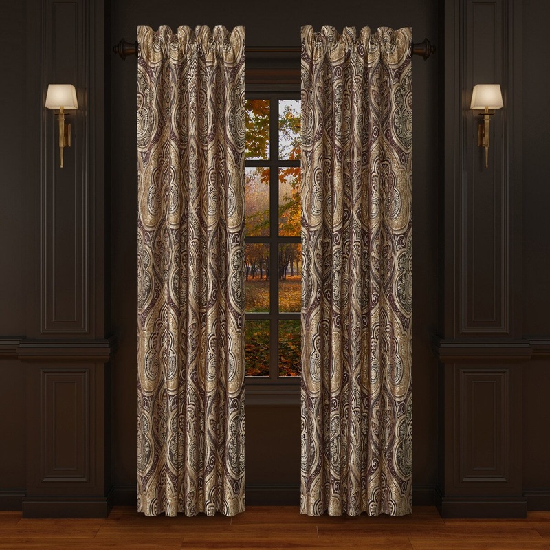 Bordeaux Window Panel Pair