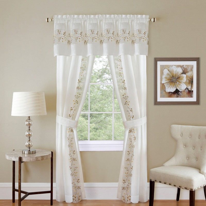 Achim Fairfield 5-piece Window Curtain Set