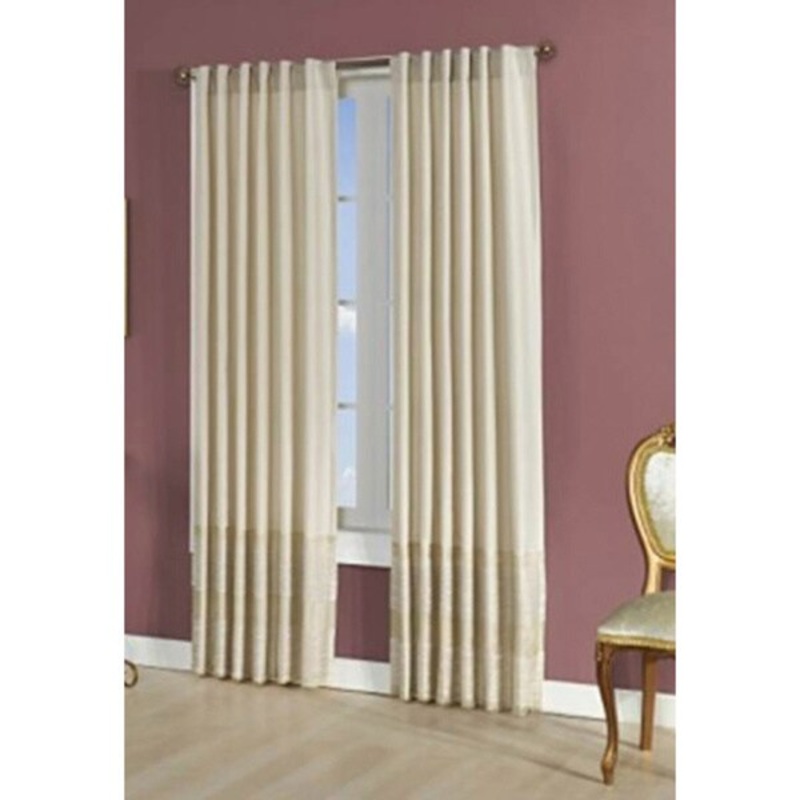 Brielle Home Roma Back Tab Curtain Panel
