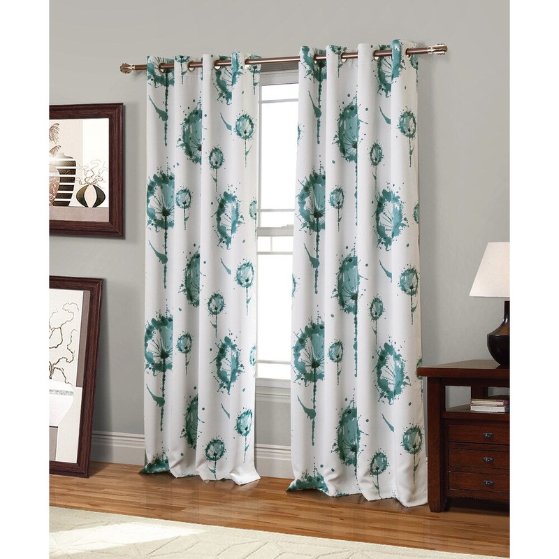 Sawyer 84-inch Printed Blackout Grommet Panel (Set of 2)