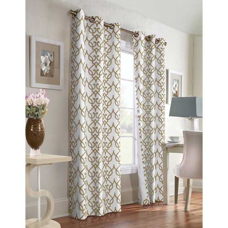 Allegra Printed Curtain Panel (Set of 2)
