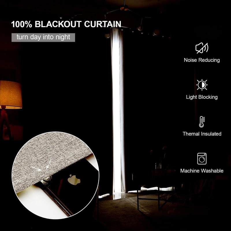 Thermal Insulated Grommet Curtain for Bedroom
