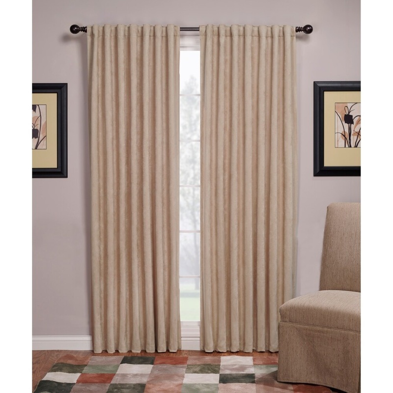 Austin Microsuede Blackout Energy-Efficient Single Curtain Panel