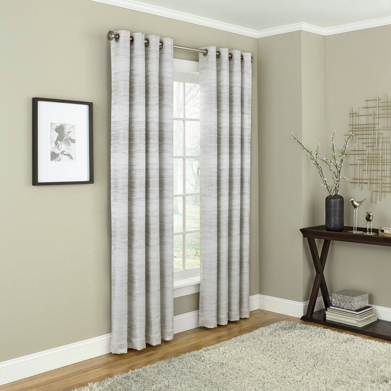 Brielle Home Payson Grommet Blackout Window Curtain Panel