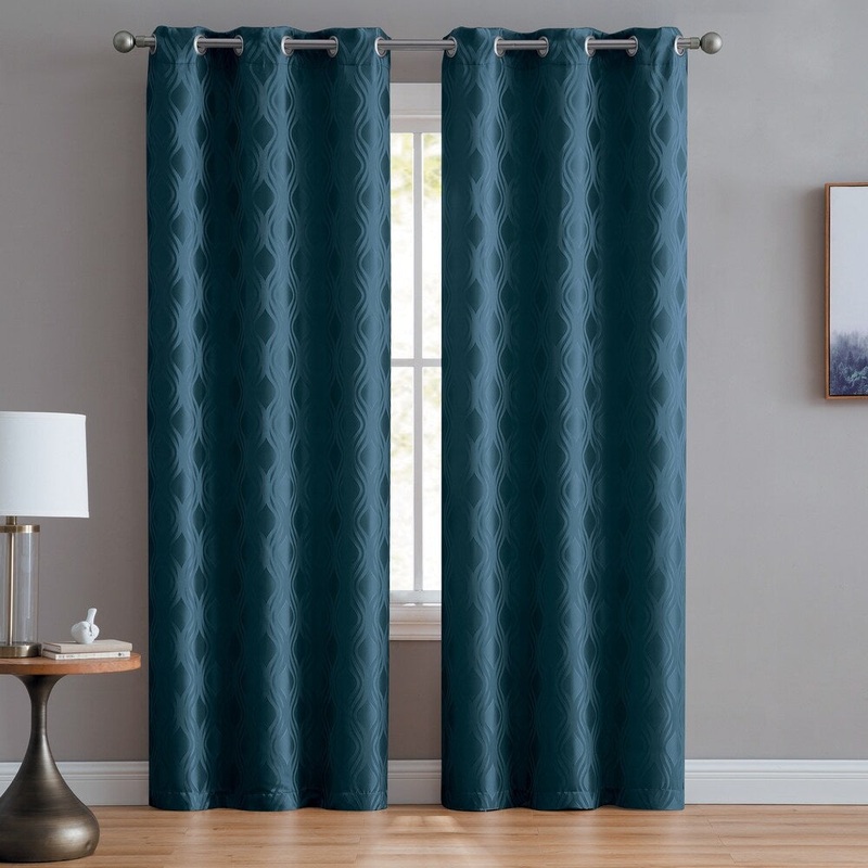 Stephanie Heavy Lined & Interlined Blackout Window Curtain Panel 2-Pack or 4-Pack