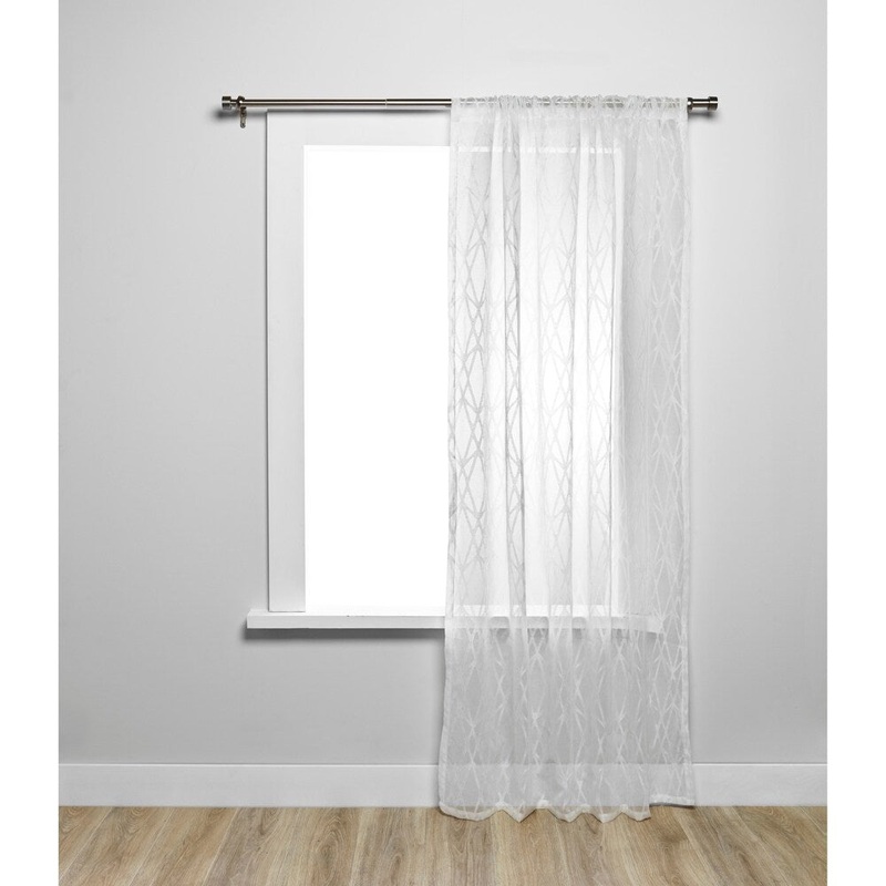Umbra Sloane Sheer Curtain Panel 54 x 84-Inch