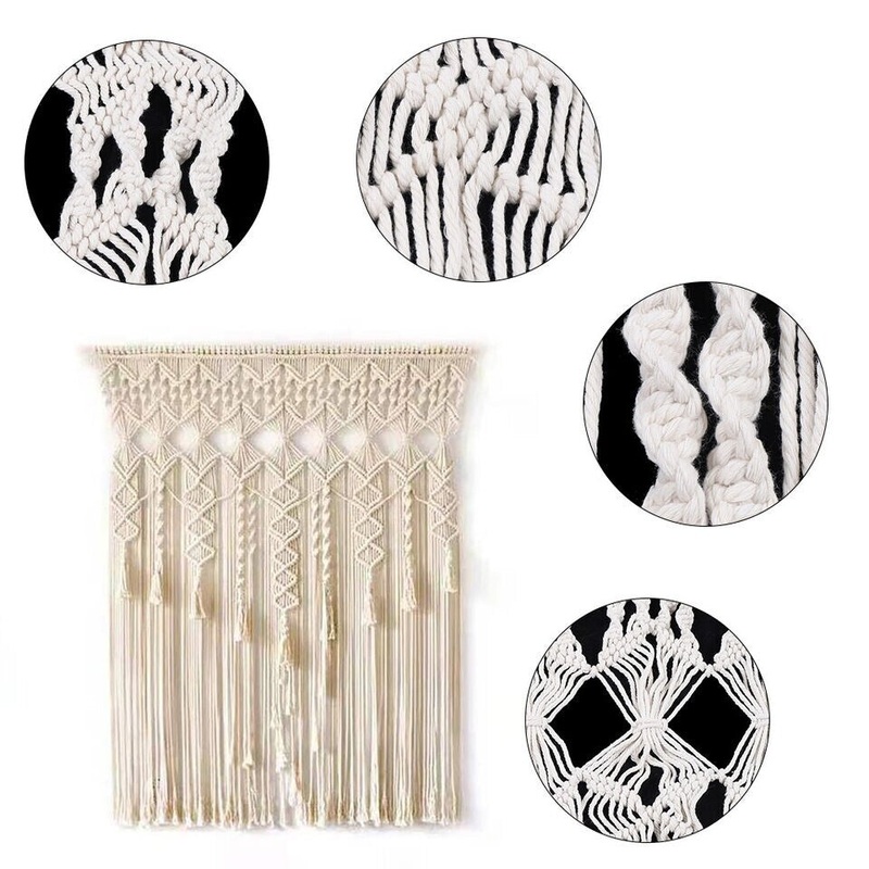 Bohemian Macrame Wall Hanging Tapestry