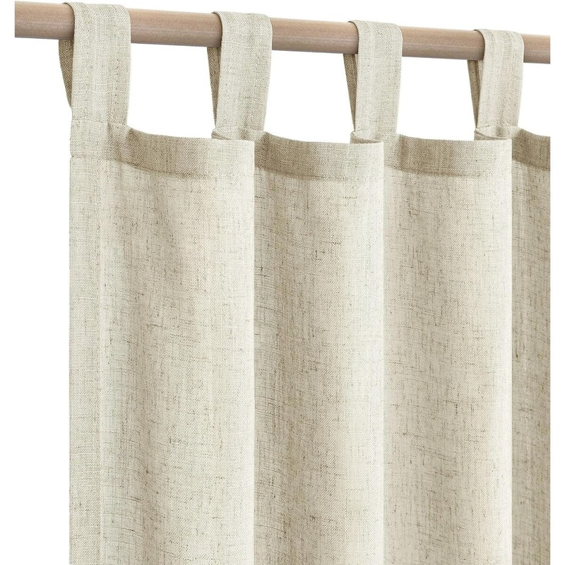 Tab Top Semi-Sheer Curtain