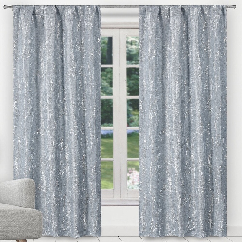 Anissa Pole Top Window Curtain Panel Pair Set of Two - 37X96"