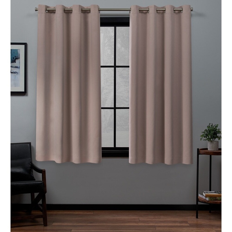 ATI Home Academy Total Blackout Grommet Top Curtain Panel Pair