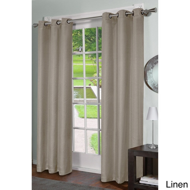 ATI Home Design Decor 84-inch Jakarta Curtain Panel Pair