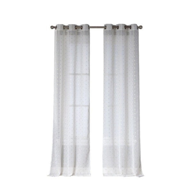 Sheer Sadie Grommet Curtain Panel Pair - 37x84