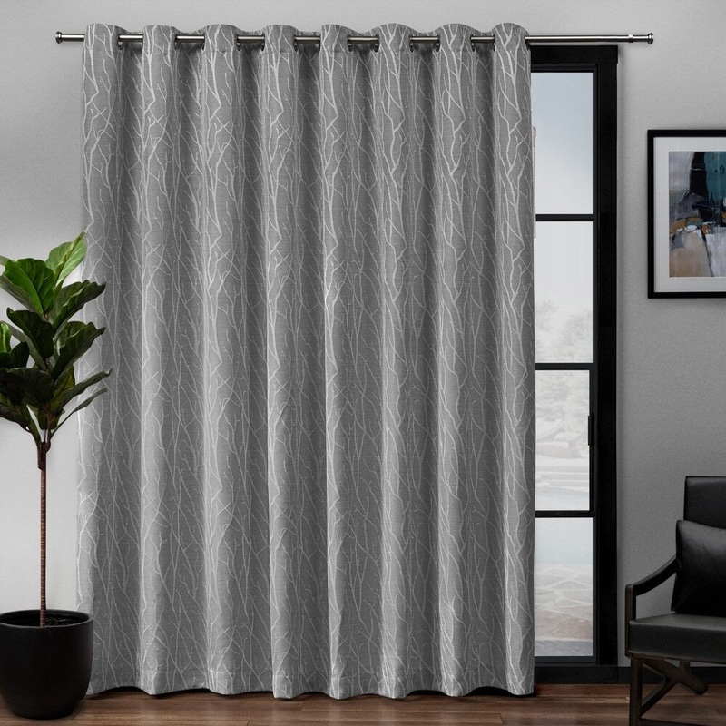 ATI Home Forest Hill Patio Grommet Top Single Curtain Panel