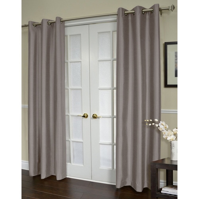 ATI Home Jaclyn Love Blackout 84-inch Curtain Panel Pair - viridian grey - viridian grey