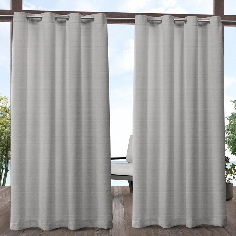 ATI Home Aztec Indoor/Outdoor Grommet Top Curtain Panel Pair